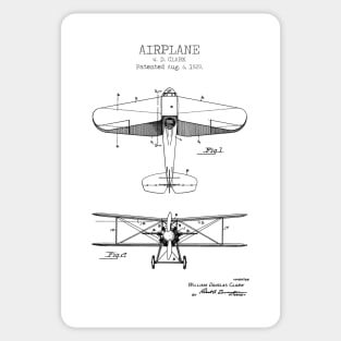 AIRPLANE patent Sticker